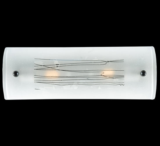 18"W Metro Fusion Twigs Glass Vanity Light