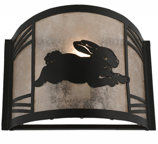 12"W Rabbit On The Loose Right Wall Sconce