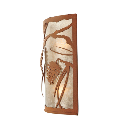 10"W Whispering Pines Wall Sconce