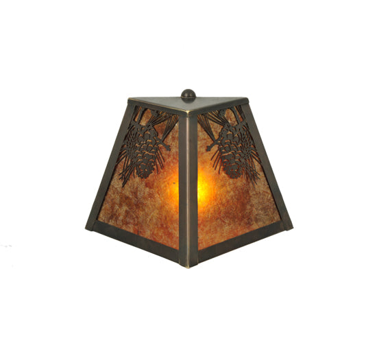 9" Wide Winter Pine Wall Sconce