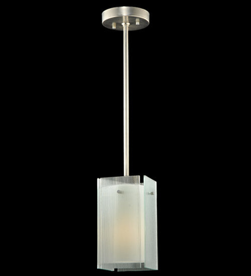 5"Sq Metro Reeded Quadrato Mini Pendant