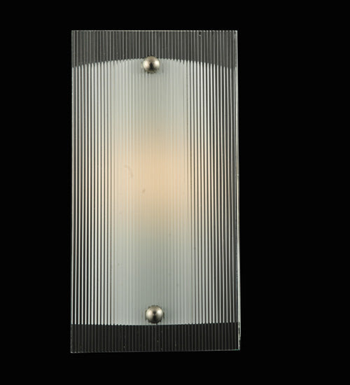 6"W Metro Reeded Quadrato Wall Sconce