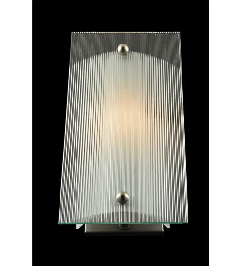 6"W Metro Reeded Quadrato Wall Sconce