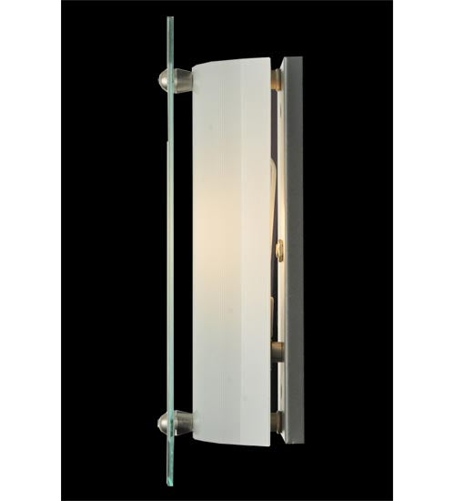 6"W Metro Reeded Quadrato Wall Sconce