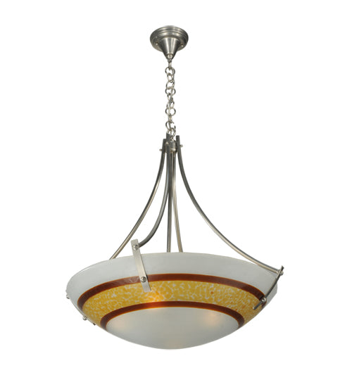 26"W Metro Fusion Saturno Inverted Pendant