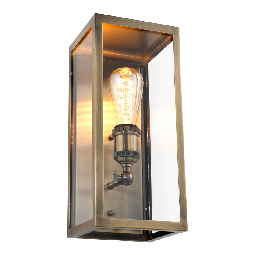 Wall Lamp Irving Antique Brass Finish