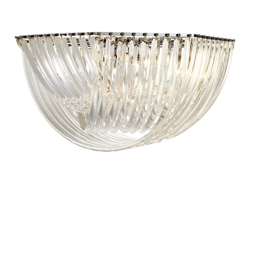 Ceiling Lamp Hyeres Nickel Finish