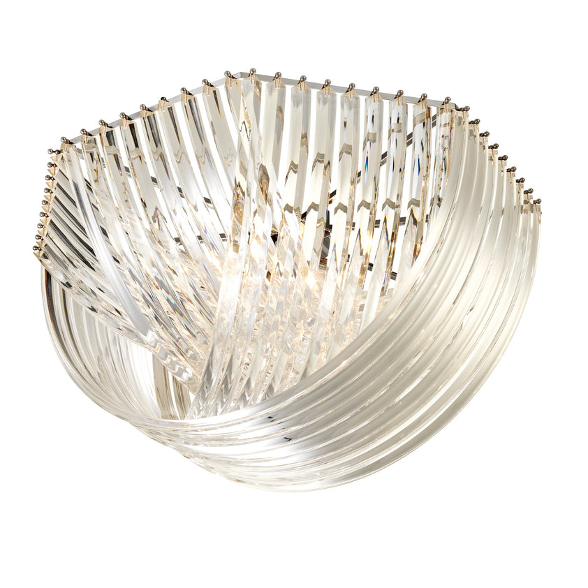 Ceiling Lamp Hyeres Nickel Finish