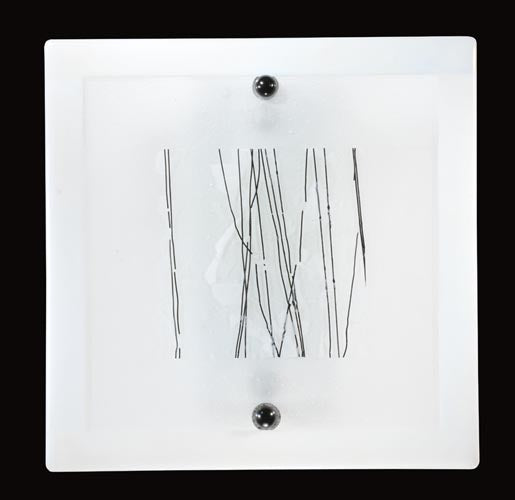 12"W Metro Fusion Twigs LED Glass Wall Sconce