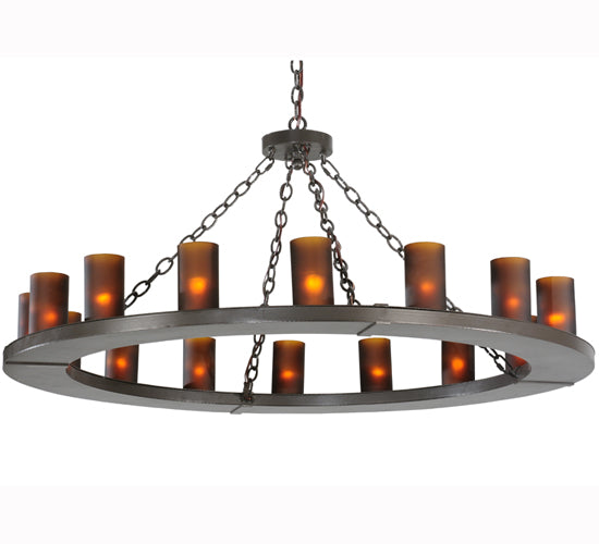 48"W Loxley 16 Lt Chandelier