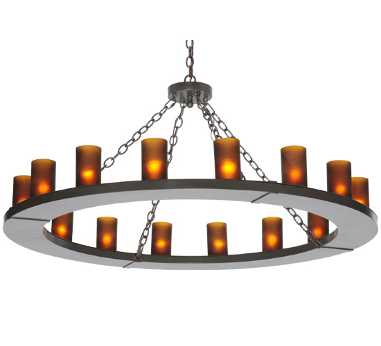 48"W Loxley 16 Lt Chandelier