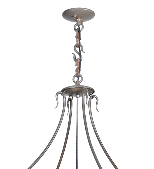 28.5"W Metro Fusion Marina Glass Inverted Pendant