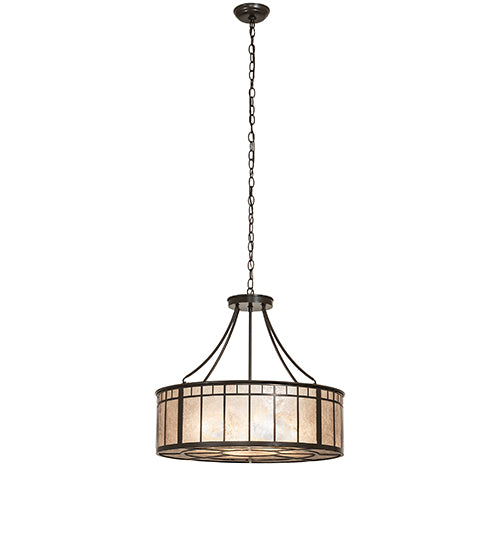 24" Wide Glendale Mission Inverted Pendant