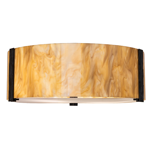 24" Wide Cilindro Bartel Flushmount