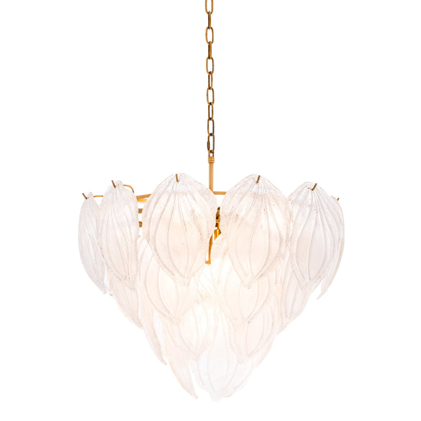 Chandelier Novida Antique Brass Finish - UL