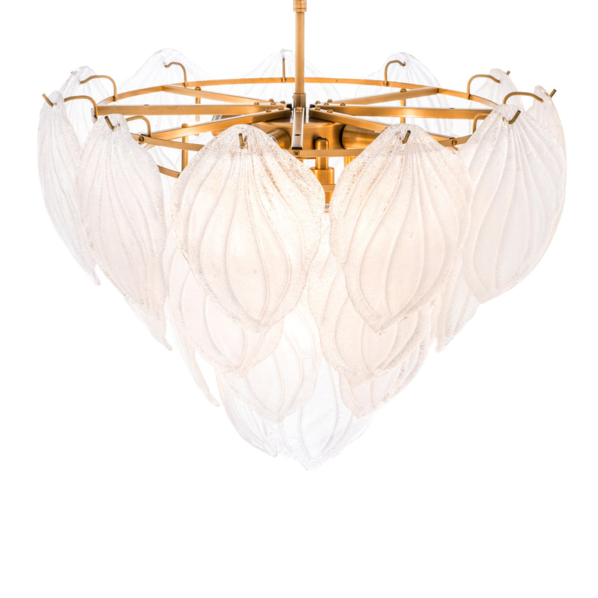 Chandelier Novida Antique Brass Finish - UL