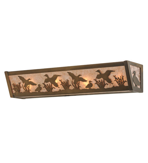 24"W Ducks In Flight Vanity Light