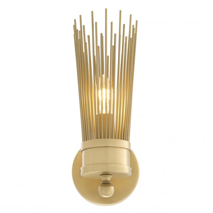 Wall Lamp Romeo Single Antique Brass Finish