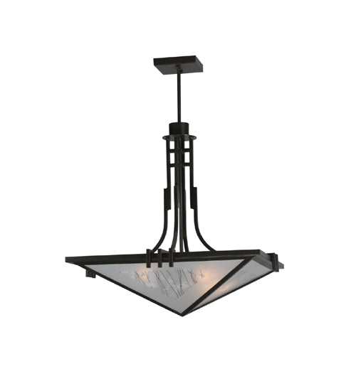 27" Square Lineage Metro Fusion Inverted Pendant