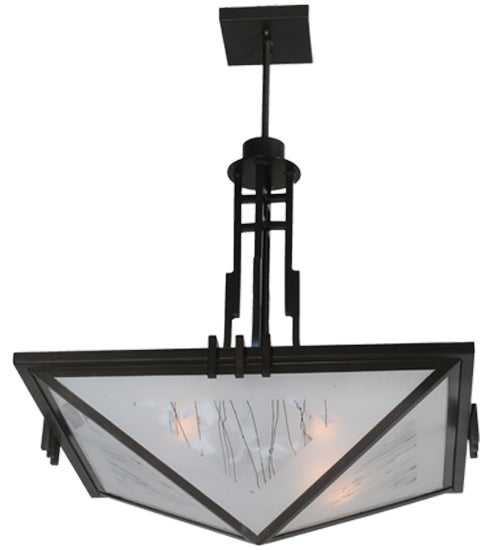 27" Square Lineage Metro Fusion Inverted Pendant