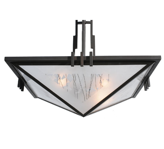 27" Square Lineage Metro Fusion Inverted Pendant