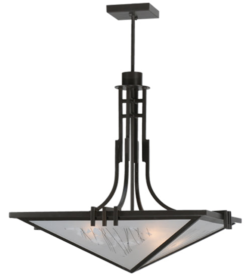 27" Square Lineage Metro Fusion Inverted Pendant