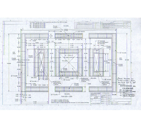 330"L Mall Champlain Oblong Ceiling Fixture