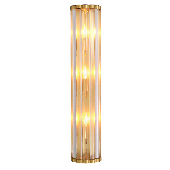 Wall Lamp Amalfi Antique Brass Finish UL