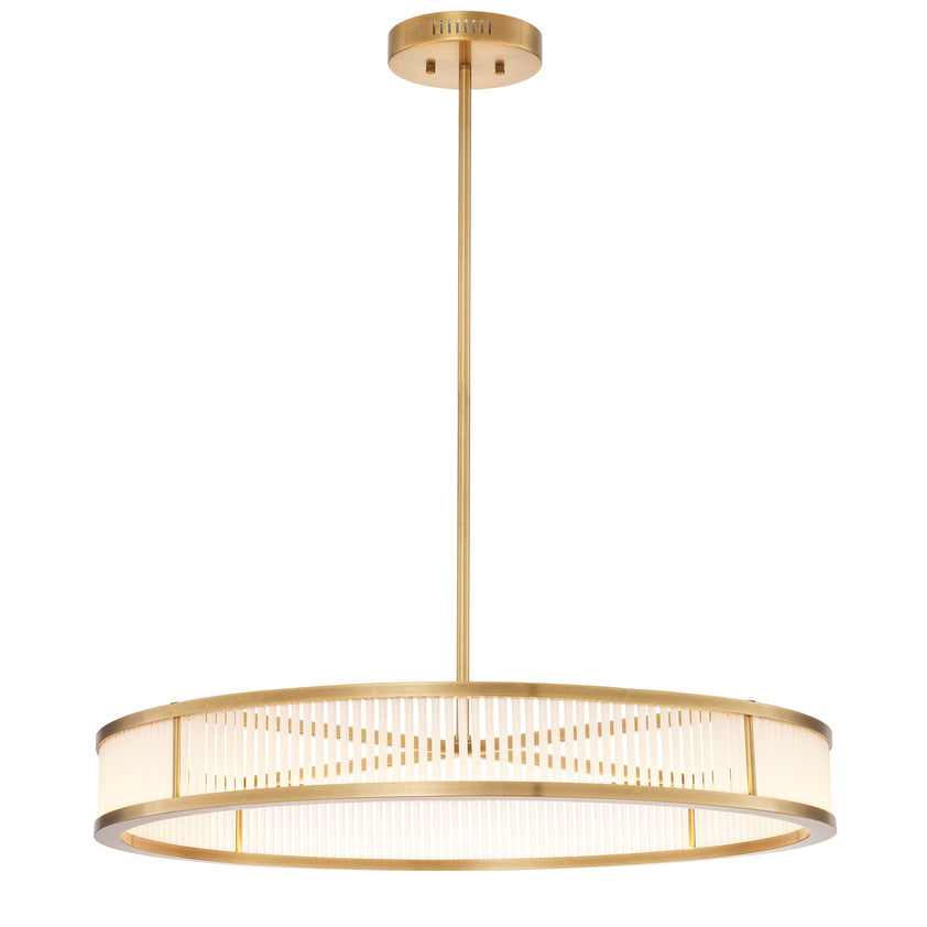 Chandelier Thibaud Antique Brass Finish