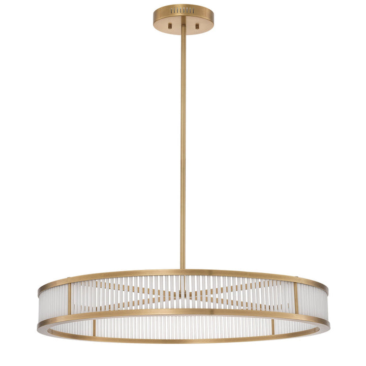 Chandelier Thibaud Antique Brass Finish