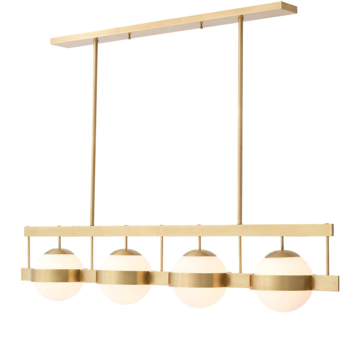 Chandelier Biba Antique Brass Finish UL