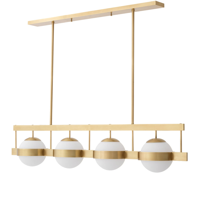 Chandelier Biba Antique Brass Finish UL