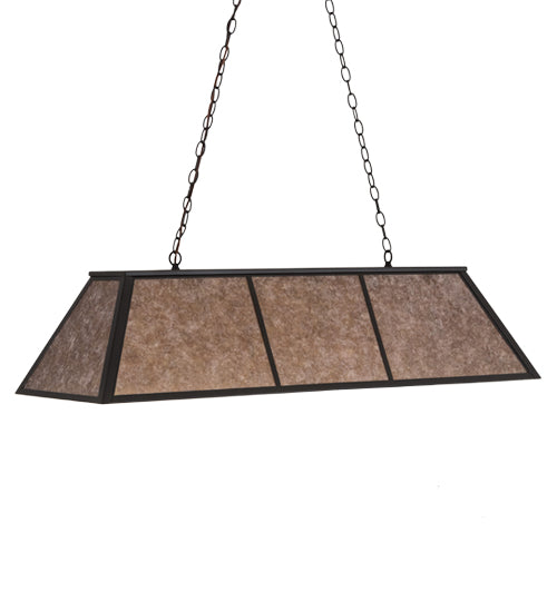 48"L Tri-Panel Oblong Pendant