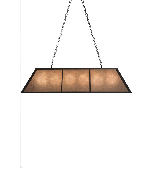 48"L Tri-Panel Oblong Pendant