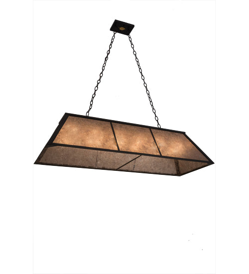 48"L Tri-Panel Oblong Pendant