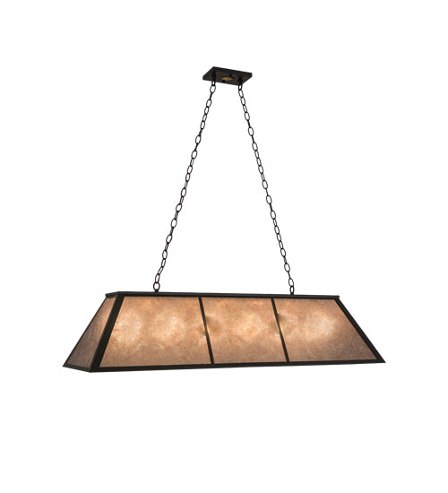 48"L Tri-Panel Oblong Pendant