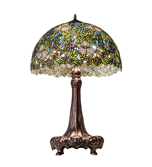 31" High Trillium & Violet Table Lamp