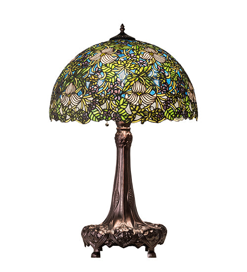 31" High Trillium & Violet Table Lamp