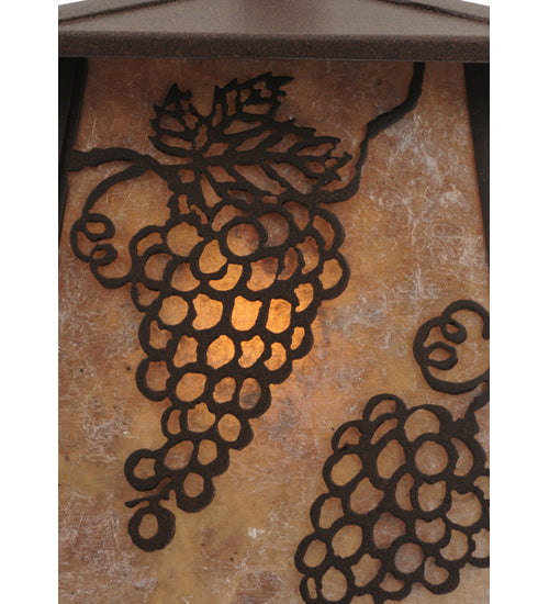 7.5"W Stillwater Grapes Hanging Wall Sconce