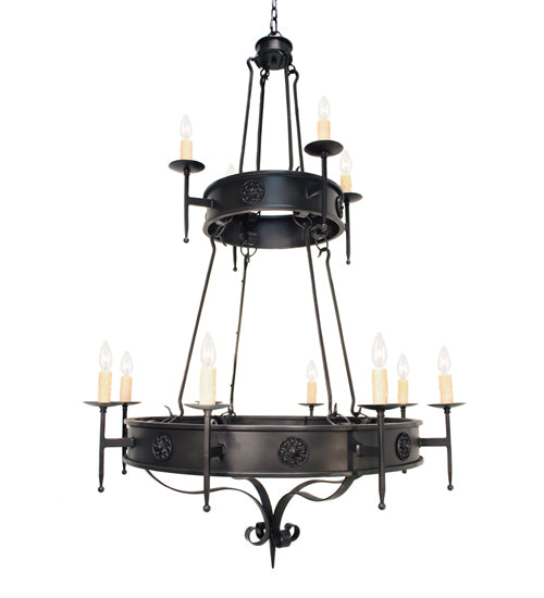 48" Wide Lorenzo 12 Light Chandelier