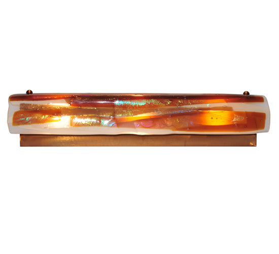 24"W Metro Fusion Marina Glass Vanity Light