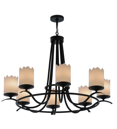 48"W Octavia 8 Lt Chandelier