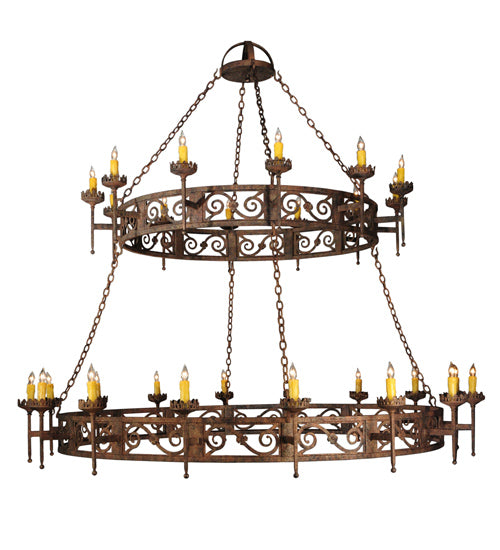 83"W Majella 2 Tier Chandelier