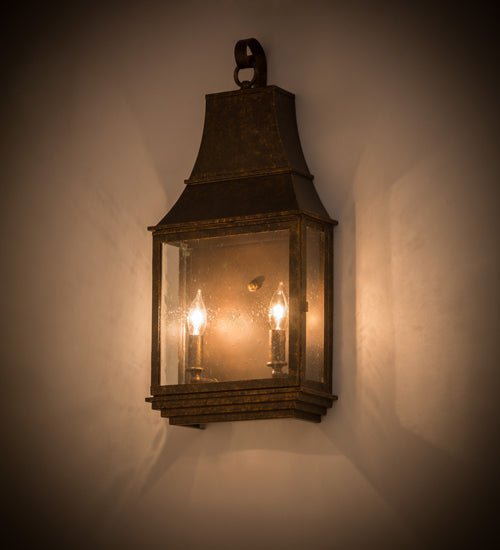 10"W Bastille Lantern Wall Sconce