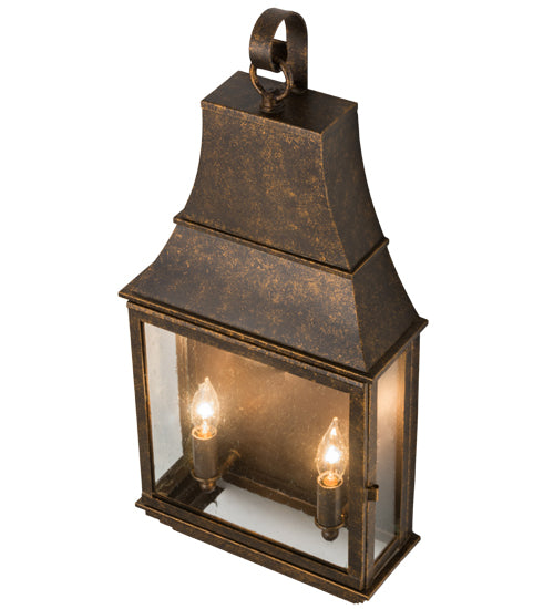 10"W Bastille Lantern Wall Sconce