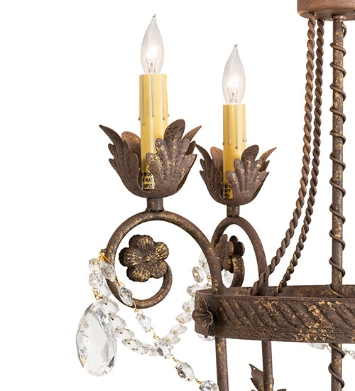 18" Wide Antonia 4 Light Chandelier