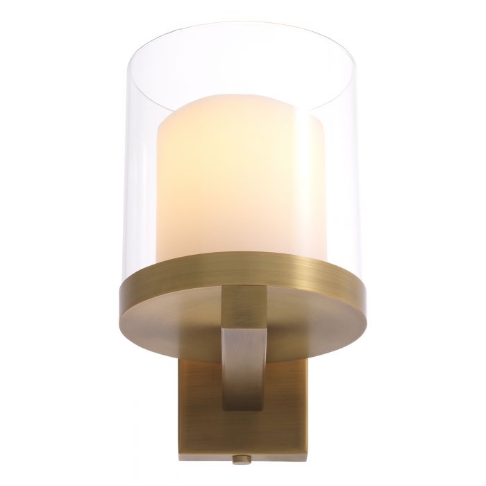 Wall Lamp Donovan Antique Brass Finish UL