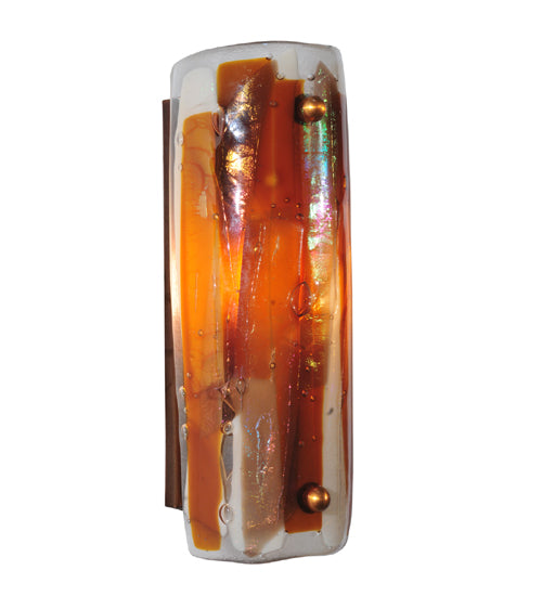 4"W Metro Fusion Marina Glass Wall Sconce