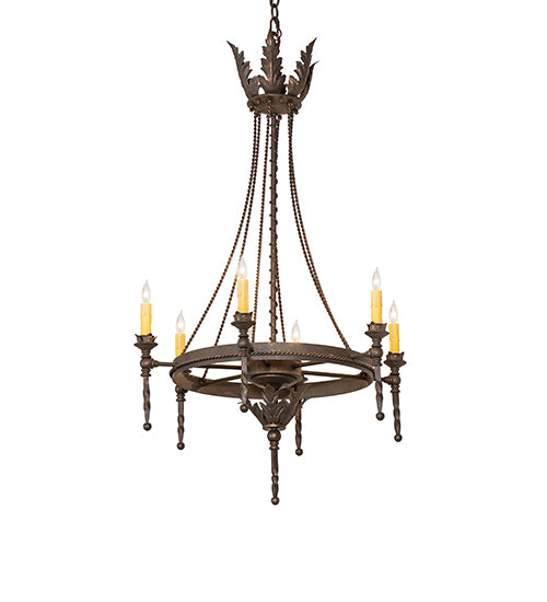 24" Wide Amaury 6 Light Chandelier