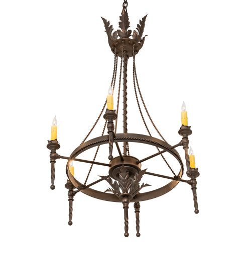 24" Wide Amaury 6 Light Chandelier